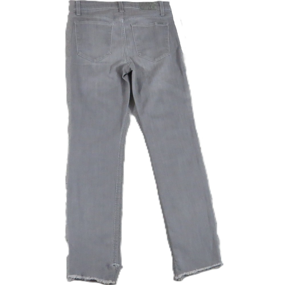 Joes Jeans The Charlie High Rise Skinny Women 27 Gray Jasmy Ankle Raw Hem Denim